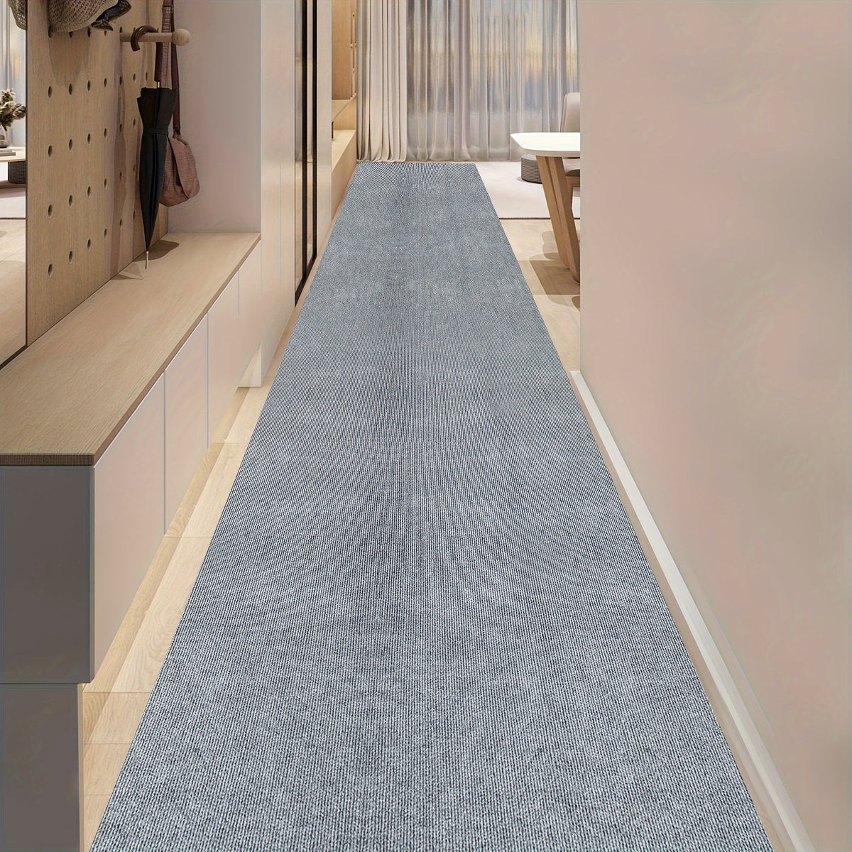 Area Rugs, Hallway Runners, and Non-slip Carpet Runners. Suitable for Bedside Rugs, Kitchens, Bedrooms, Living Rooms, Dining Rooms, Entrances, and Hallways. Ideal for Hardwood Floors. 4mm Thick Christmas Home Decoration Mats, Self-adhesive Non-slip