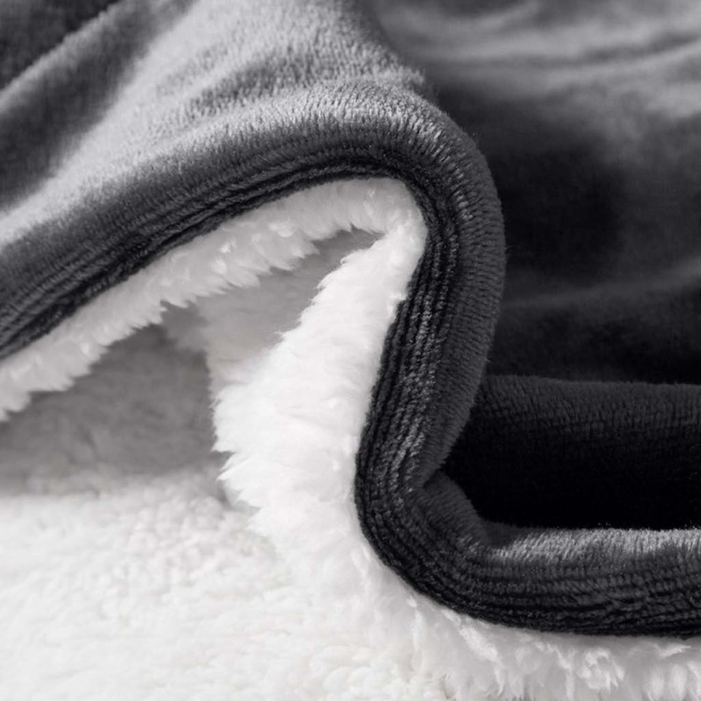 480GSM Heavy Sherpa Fleece Blanket – Double-Sided Warm Throw for Couch, Bed, Office and Travel, Reversible All Season Comfort, Room & Sofa Decoration, Holiday Gift, Sofa Blankets