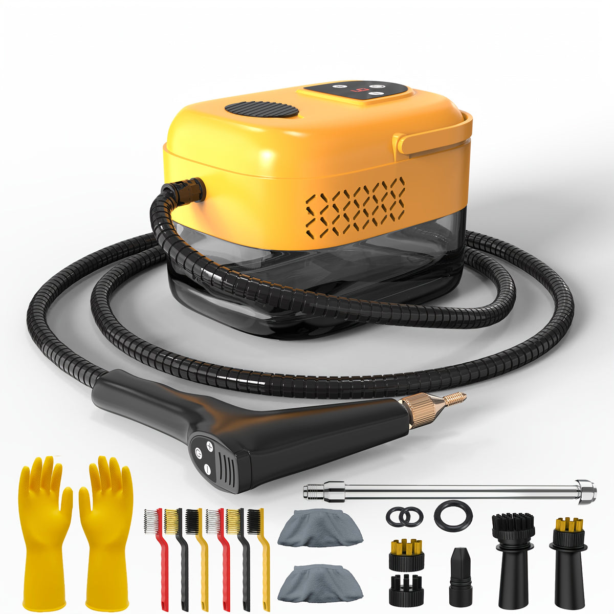 High Pressure Steam Cleaner, Household Steam Cleaner Handheld, Suitable For Kitchen Fume, Sofa, Small Air Conditioning, Washing Machine, 35pcs Accessory Set (without Steam Cleaner)