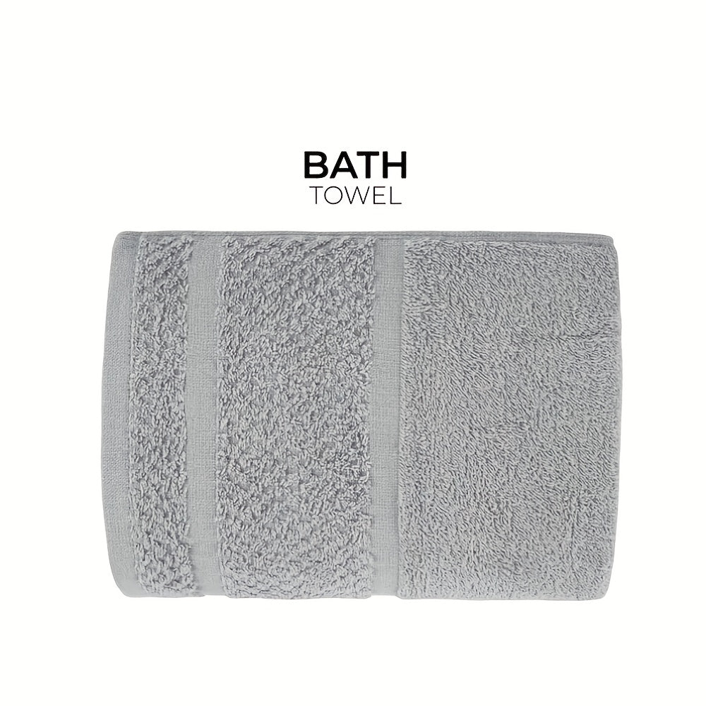 32pcs/16pcs/10pcs Bath Towel Set, 4pcs Bath Towels&2pcs Hand Towels&4pcs Washcloths, Solid Color, Cotton Towel, Absorbent, Quick-drying, Soft And Comfortable, Bathroom Supplies, Towels for Bathroom, Shower And Hotel