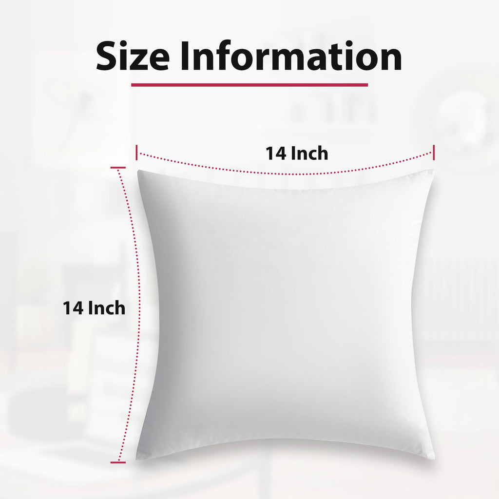 Lux Decor 4/8 Pack Throw Pillows - Down Alternative Pillow Inserts For Decoration - Throw White Pillows For Bed & Couch, Luxury Soft Fluffy Pillows For Living Room, Hypoallergenic Filled Square Cushion Throw Pillow, Washable & Cozy Bedroom Accessories