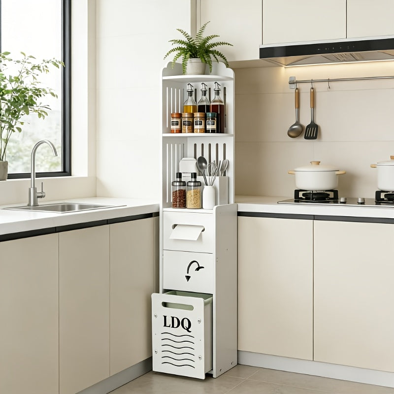 [Ideal Holiday Gift] This Large-Capacity, Multi-Functional Corner Bathroom Vanity Is Easy To Assemble, Saves Space, And Provides Ample Storage For Toiletries. Suitable For Bathrooms, Kitchens, And Bedrooms. It Makes A Wonderful Home Decoration And An Idea