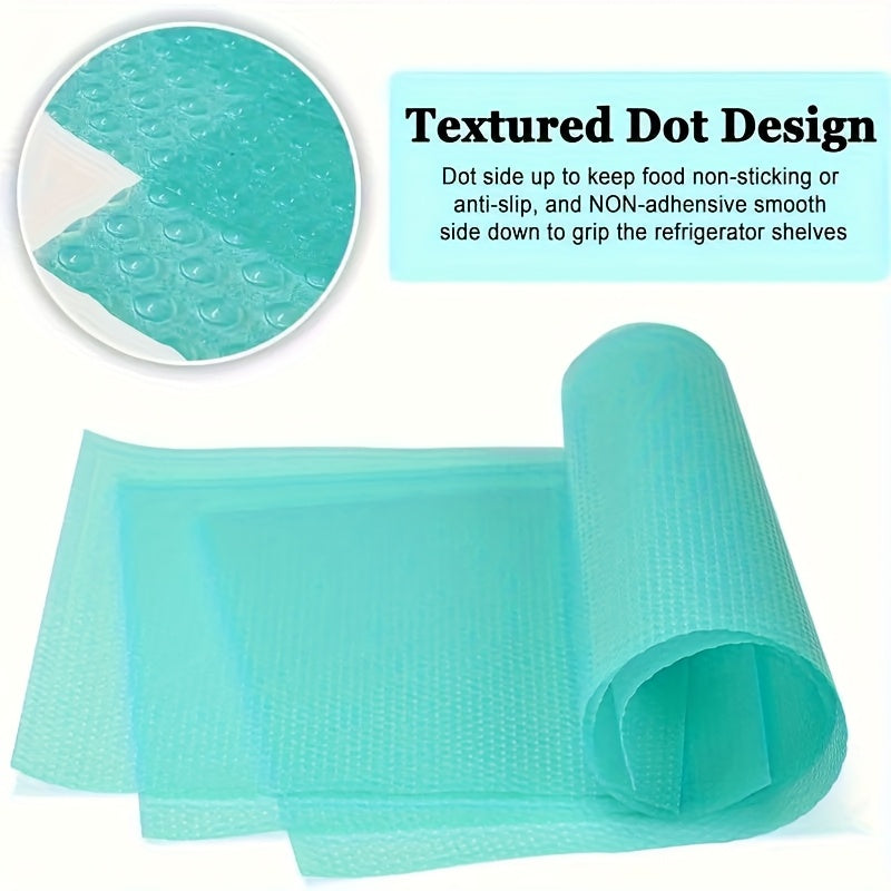 Refrigerator Shelf Liners 20-Pack, Washable EVA Fridge Mats in Mixed Colors, 29 x 45 cm for Kitchen Shelves, Freezers and Cabinets