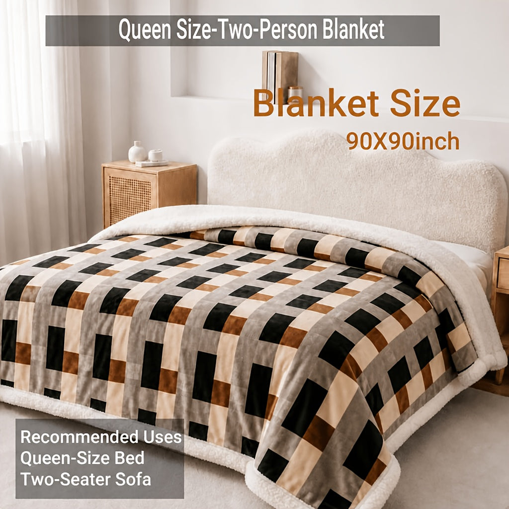 Heavyweight Bed Blanket, High Quality Luxury Fall Blankets, Machine Washable King Size Blanket, Gravity Blanket For Sofa Cover, Blanket For Sofa, Dormitory And Bedroom Cozy Bedding, Fall Room And Bedroom Decor, Halloween Gifts