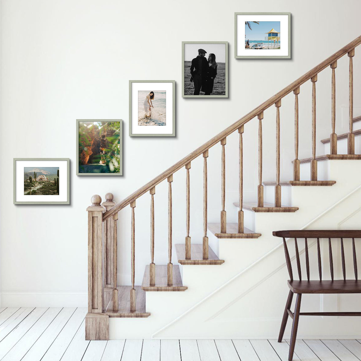 3 Pack 6x8/8x10/9x12/11x14/16x20 Picture Frames Set with Mat or without Mat, Engineered Wood Photo Frames with Plexiglass, for Wall or Tabletop Display - Gallery Wall Frames, Office Home Decor,Poster Frames