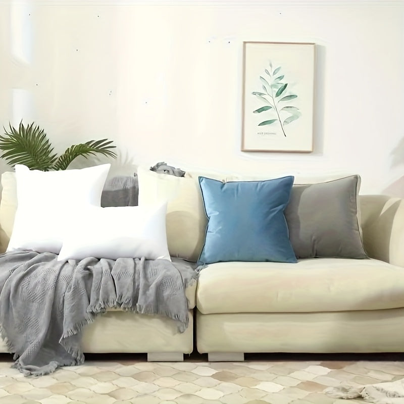 1/3/4/5pcs High-quality Throw Pillow Insert - Soft And Fluffy Square Pillow, Washable Pillow Core, Suitable for Sofas, Beds And Holiday Decorations, with A Zipper Closure. Sofa Pillow, Garden Decoration, Christmas Decoration, Perfect Holiday Gift