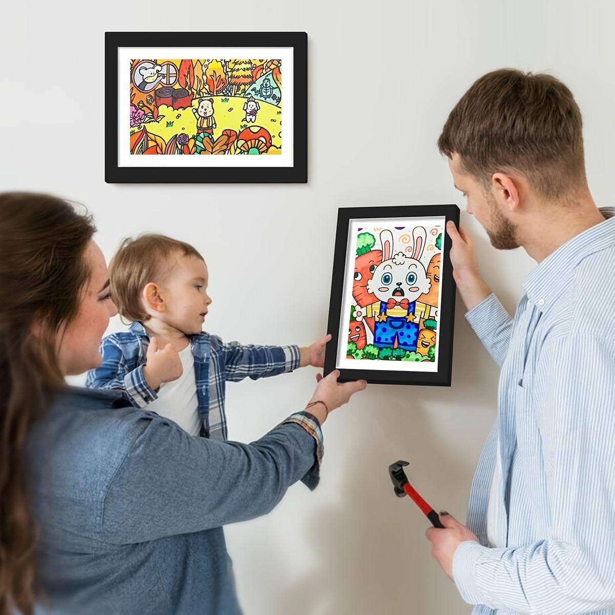 1/ 2/ 4/ 8 Pack Kids Artwork Frames Changeable, 8.5x11in Kids Art Frames Front Opening, Children Art Projects Kids Art Frames Picture Frames For Kids Drawing, Crafts, Photos, Holds 130pcs, Kids Christmas Gifts, Stocking Stuffers