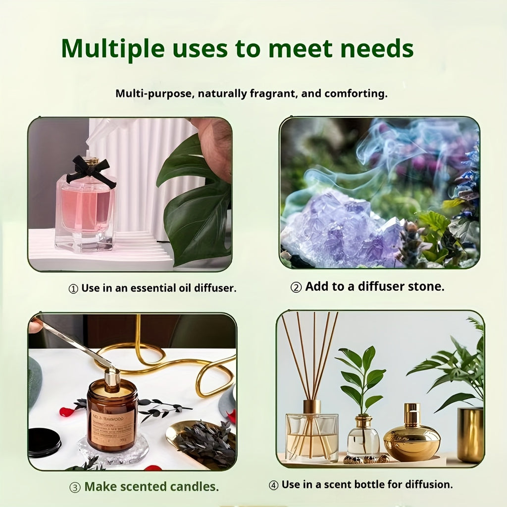 [Limited Time Offer] Essential Oil Refill for Aroma Diffusers, Large Capacity, Long-Lasting Fragrance, Eliminates Odors, Suitable for Prolonged Use, Anti-Spill Design, Clean and Non-Sticky, Compatible with Most Models, Fresh and Elegant, 1 Bottle