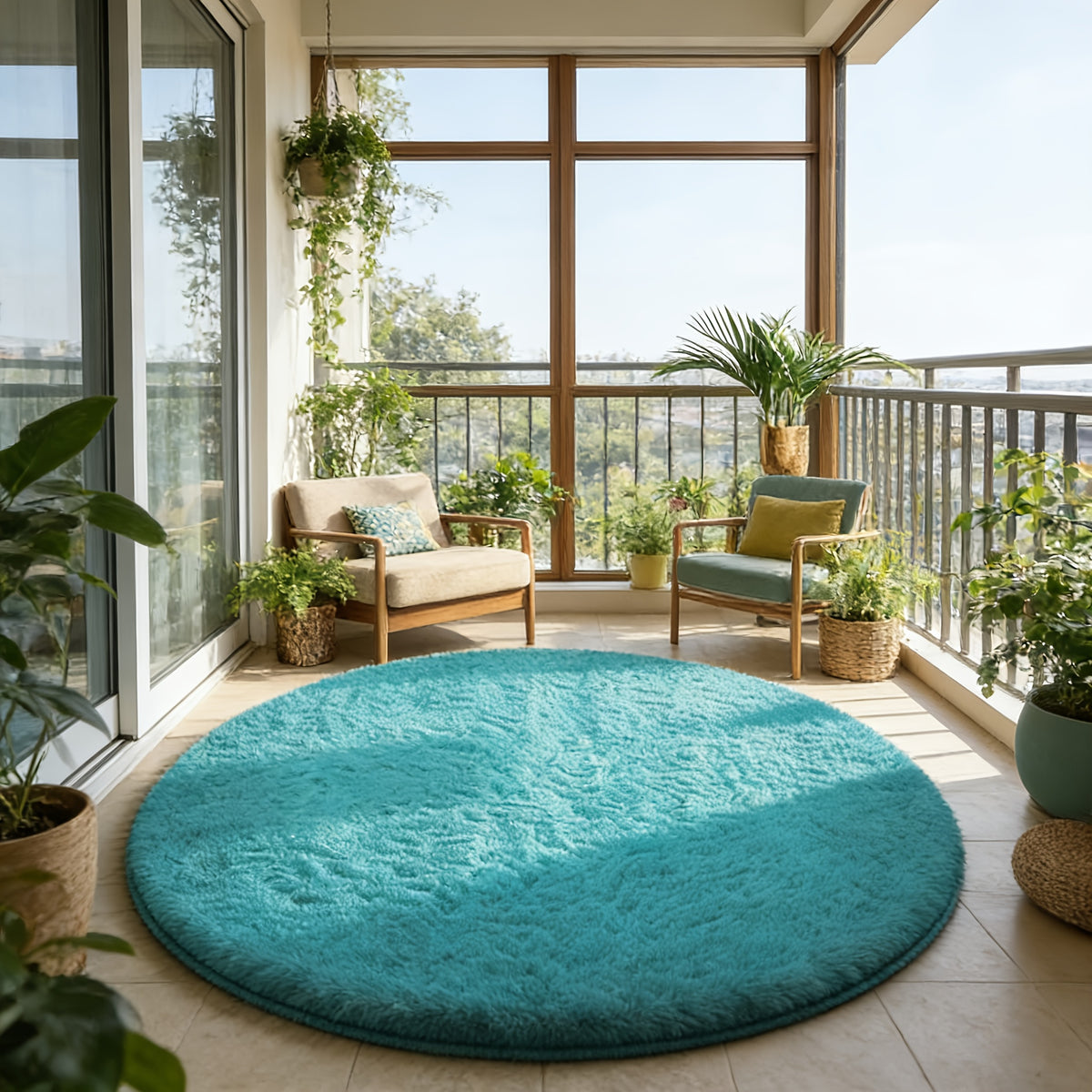 1pc Of Ultra Soft And Thick Fluffy Living Room Carpet, Non Slip, Soft, Comfortable, Fashionable, High-end, Available In Various Sizes And Colors. The Carpet Can Be Used for Bedroom, Dining Room, Living Room, And Office Decoration, Home Decoration