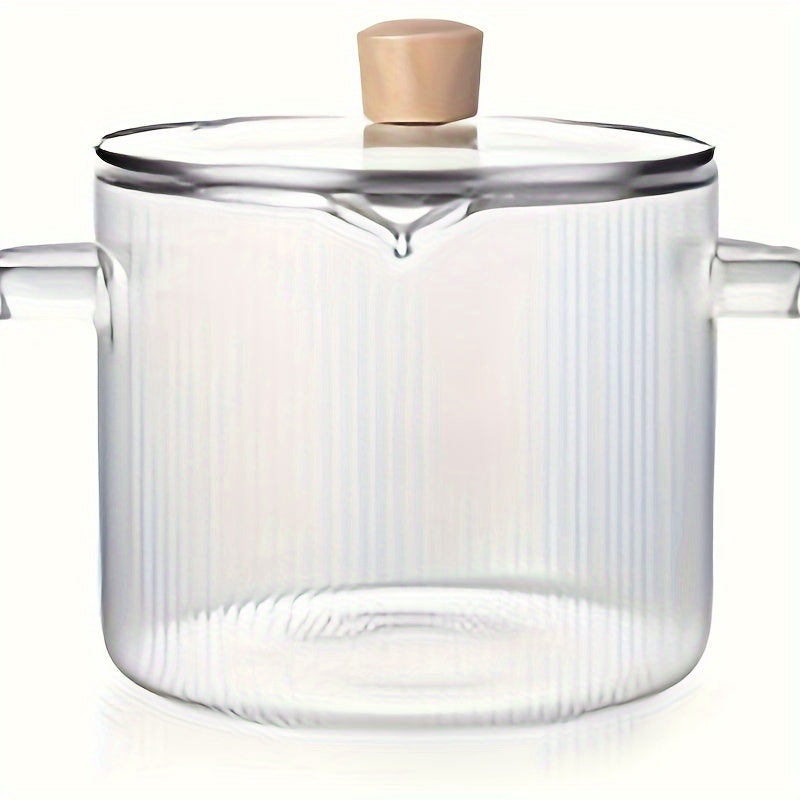 Safe for Stovetop Use, Can Be Cleaned in a Dishwasher, Resistant to Heat, Made of Borosilicate Glass, Ideal for Soups, Milk, Baby Food, Noodles, And More - a Favored Option for Both Home And Hospitality Settings.