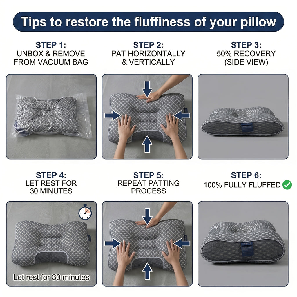 2pcs Neck Pillows, Made of Breathable Fabric That Prevents Sweatiness During Long-term Wear. Features a Removable Zippered Pillowcase, Ergonomically Designed to Fit the Neck for Comfortable Use. Effectively Relieves Shoulder and Neck Pressure