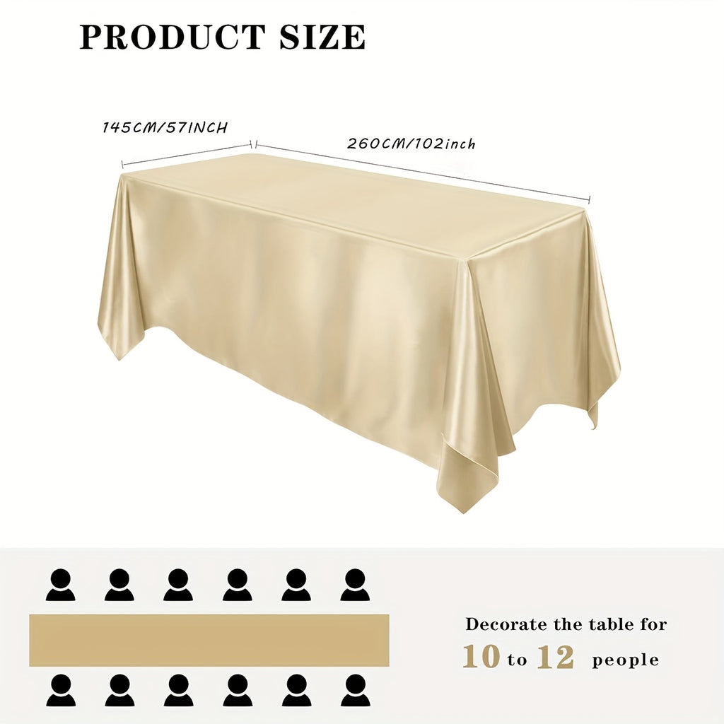 12pcs Satin Tablecloth, 57, Halloween, Christmas