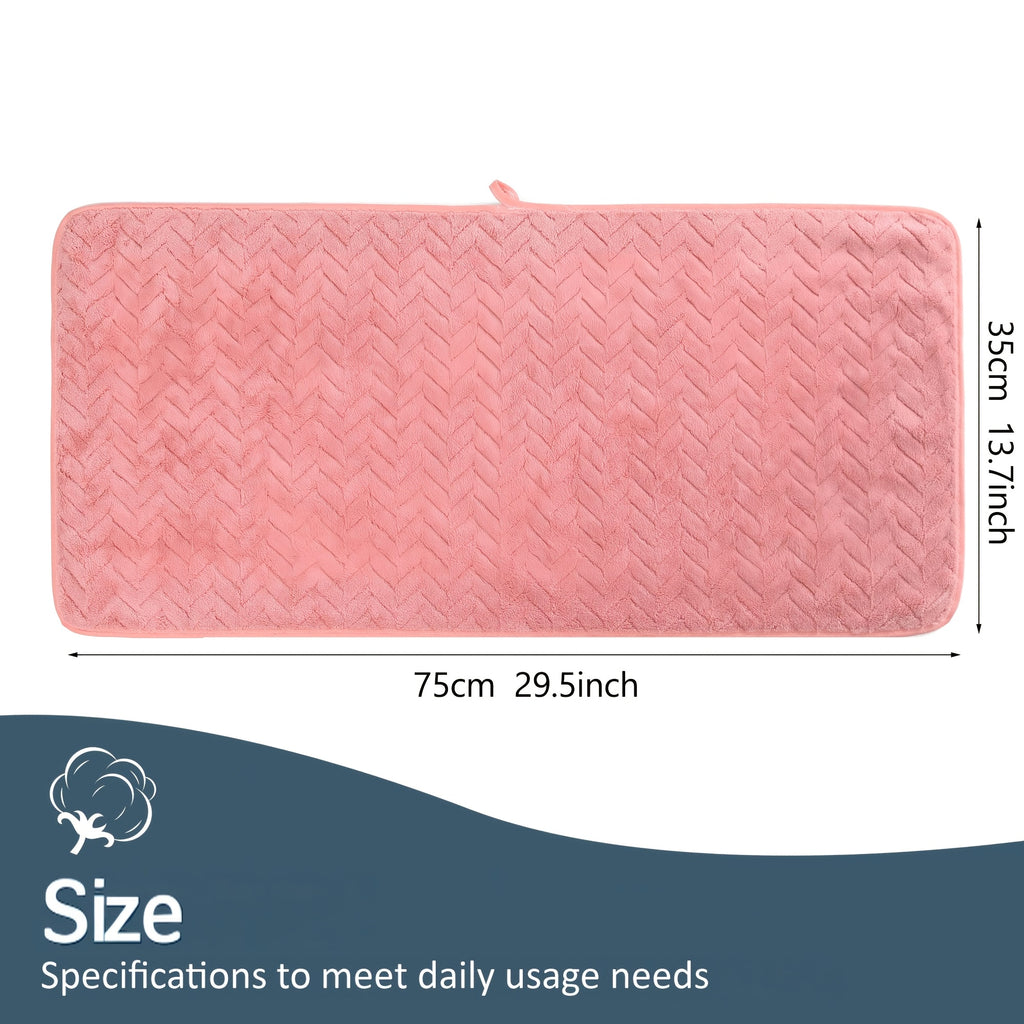 4pcs Hand Towel Set Is Made From Soft, Highly Absorbent Coral Fleece Fabric And Features Quick-drying Technology.ideal for Use At Home, Spas And Hotels, Perfect Gifts for Back to School, Labour Day, Halloween, Thanksgiving, Black Friday, Christmas!