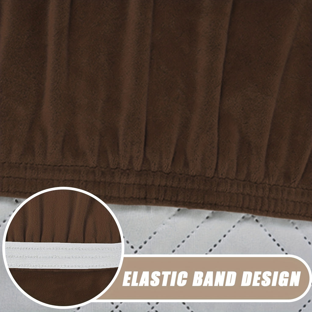 (S/L)1pc All-In-One T-Cushion for Comfort And Style Classic Style Armchair Cover, Double-Sided Anti-Slip Armchair Cover, Elastic Band Closure, Machine Washable, for Comfort And Style, Pet-Friendly, All-Season Use, Halloween, Christmas