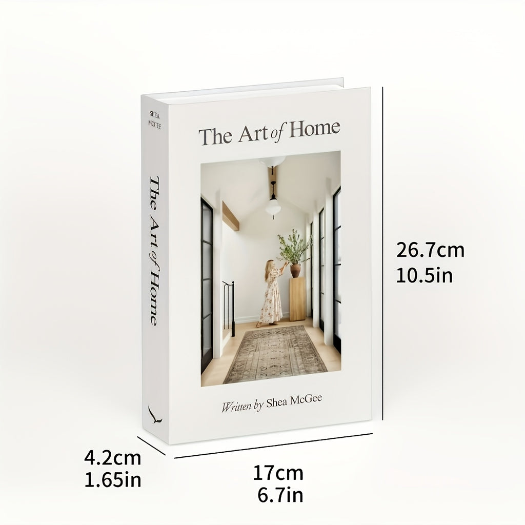 Minimalist Faux Book Set Of Three, Fashionable Decor Books, Realistic Bookshelf Ornaments, Photo Props.