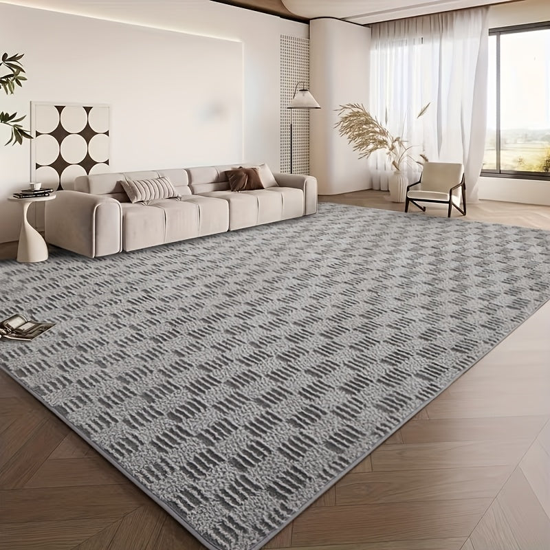 1pc Modern Style Solid Color Tie-dyed Area Rug Mat, Soundproof, Non-slip, Washable Soft And Lightweight, Suitable For Living Room, Bedroom, Can Be Used As A Graduation Season Valentine'S Day New Year Christmas Gift, Home Decoration Room Decoration.