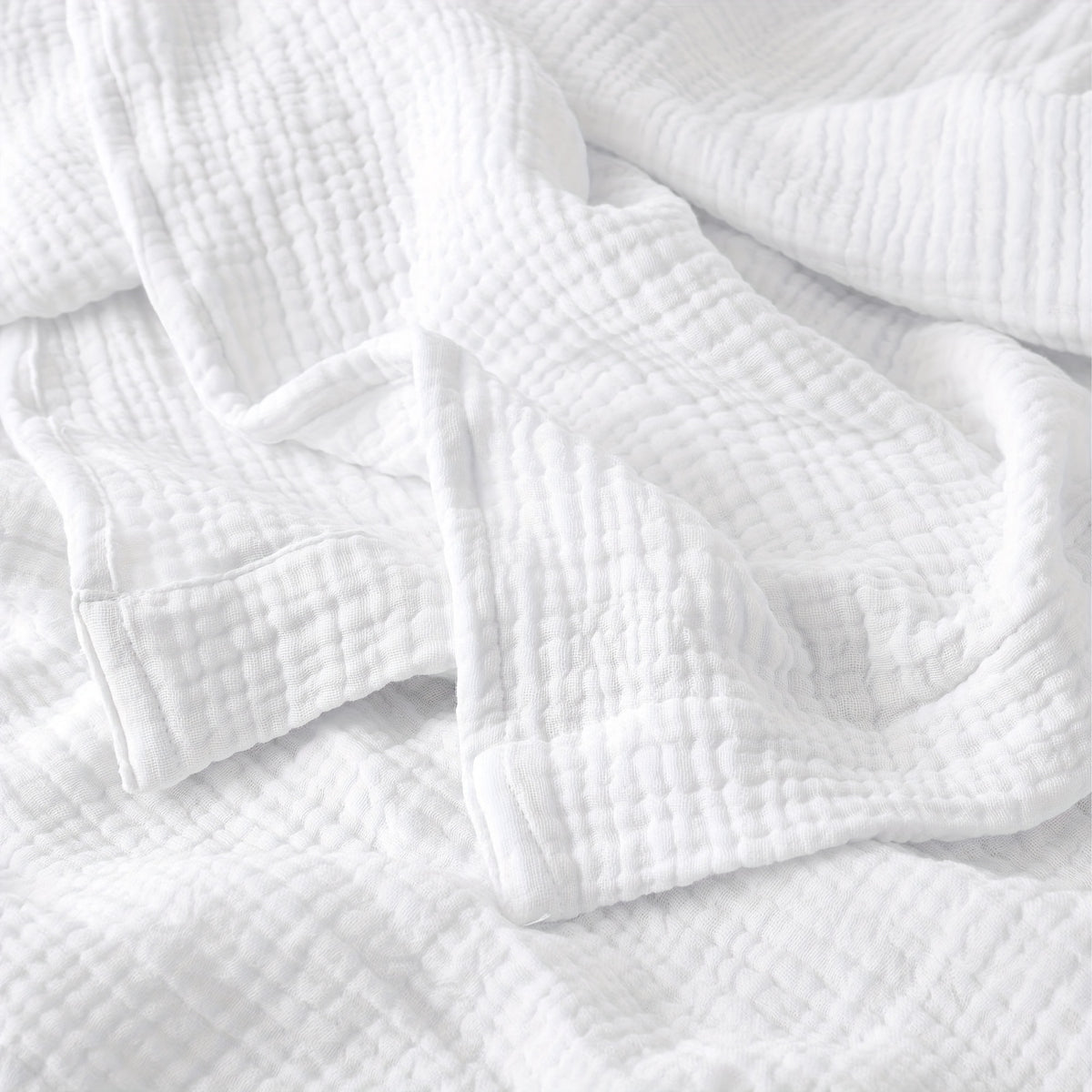 100% Muslin Blankets 6 Layers, Cooling Blanket, Room Decor Blanket, Perfect Holiday Gifts, Breathable & Lightweight, Camping Stuff, Soft Gauze Blanket, Suitable For New Year, Christmas Gifts