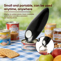 Electric Can Opener with One-Touch Operation, Black Automatic Kitchen Tool with Magnetic Lid Lift for Seniors and Limited Hand Mobility