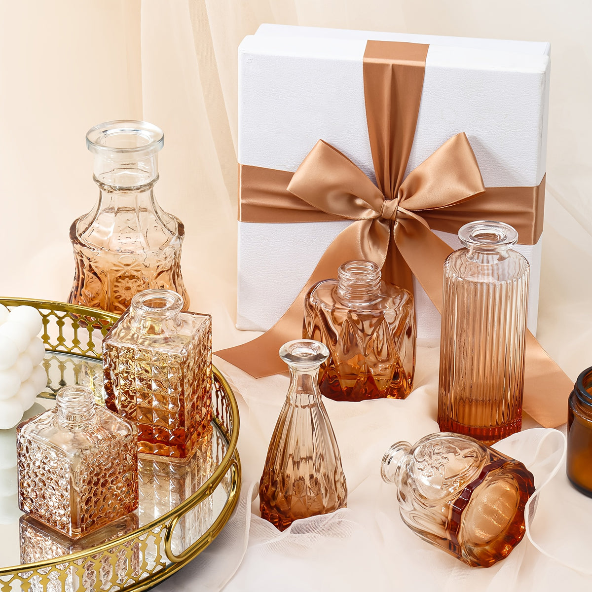 TOMNK 36pcs Bud Vase, Wedding Centerpieces for Tables, Mini Clear Bud Vases for Flowers, Small Flower Vases Suitable for Birthday Party, Anniversary, Wedding, Home Table Deco, for Mother's Day