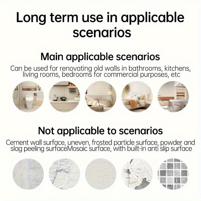 50/100pcs Stick Shower Tiles, Waterproof PVC Wall Panels, Marble Wall Tiles Self Adhesive Vinyl Backdrop for Bathroom, Kitchen, Living Room, Easy Peel & Stick, Ideal for TV Backdrop, Bathroom Wallpaper, Modern Wall Decor, Easy Installation