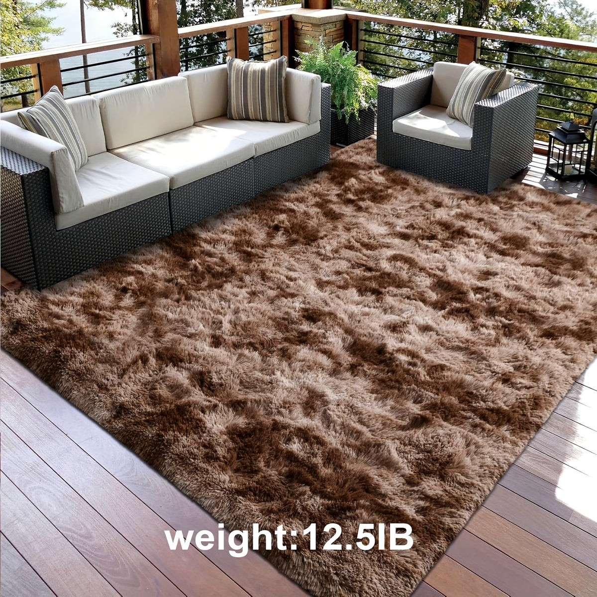 1pc Modern Style Solid Color Tie-dyed Area Rug Mat, Soundproof, Non-slip, Washable Soft And Lightweight, Suitable For Living Room, Bedroom, Can Be Used As A Graduation Season Valentine'S Day New Year Christmas Gift, Home Decoration Room Decoration.