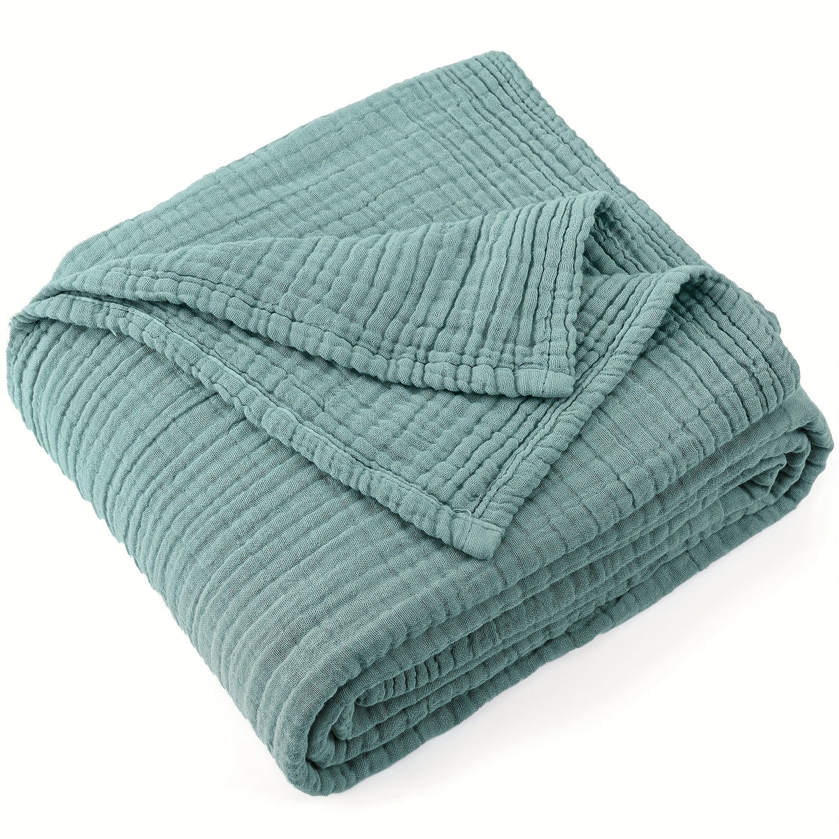 100% Muslin Blankets 6 Layers, Cooling Blanket, Room Decor Blanket, Perfect Holiday Gifts, Breathable & Lightweight, Camping Stuff, Soft Gauze Blanket, Suitable For New Year, Christmas Gifts