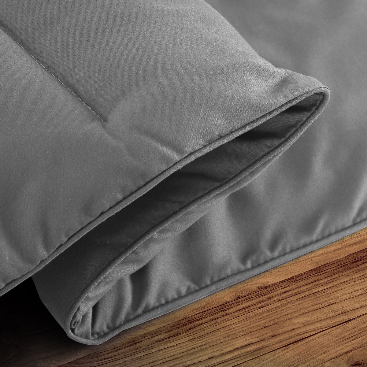 Lux Decor Comforter - All Season Quilt Comforter For Summer Sleeping With Corner Tabs - Soft, Breathable Versatile Bedding & Bedroom Decor - Luxurious Box Stitching