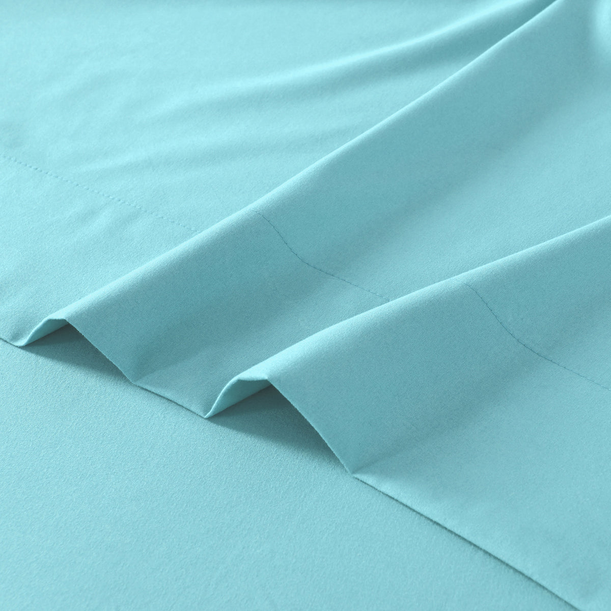 Hotel Grade 6 Piece Breathable Sheets Set 18" Deep Pockets - Easy Fit Twin Full Queen King Bed Sheets & Pillowcases, Microfiber, 100 GSM, All-Season Comfort, Machine Washable, Solid Color Bedding Accessories, Smooth Texture, Microfiber Fabric