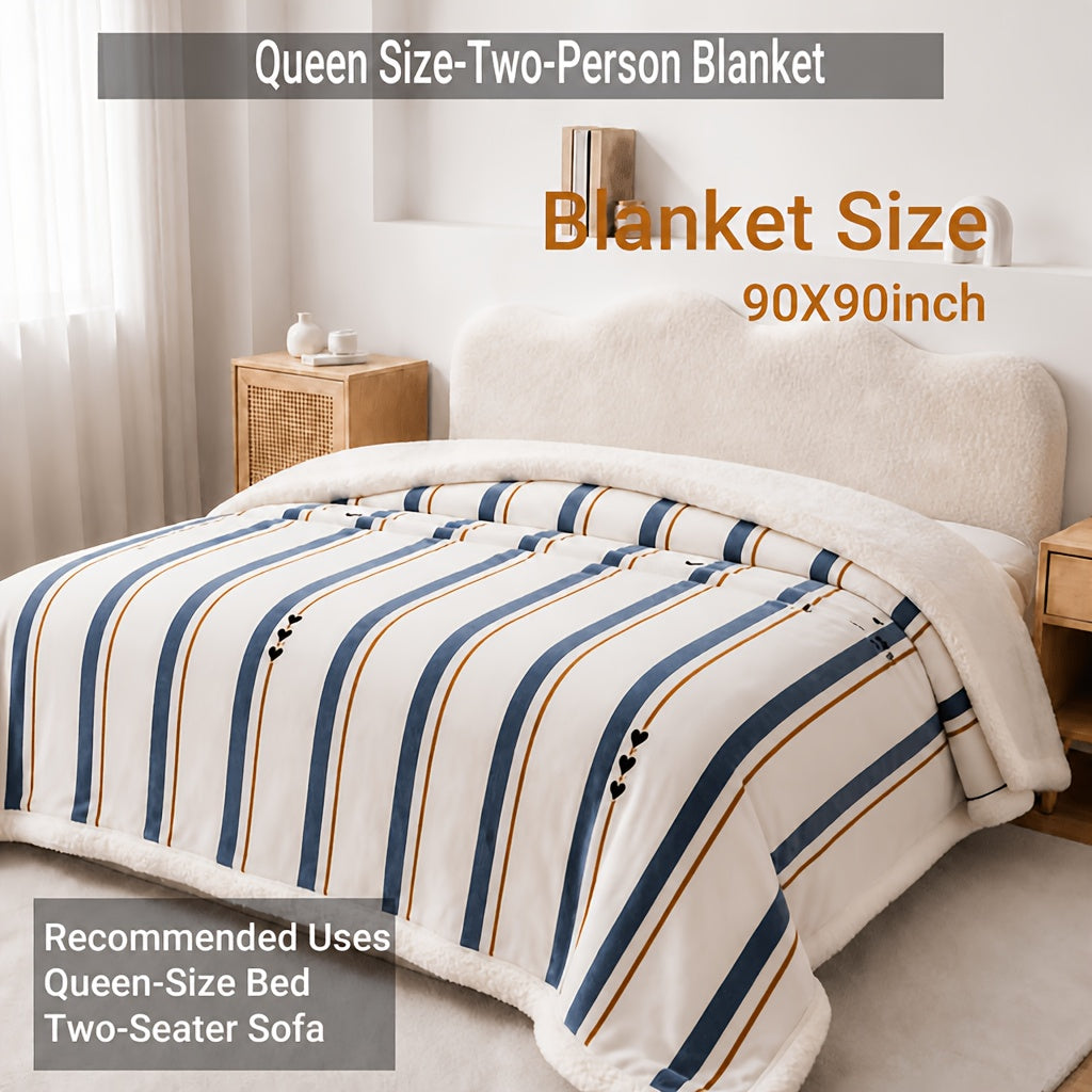 Heavyweight Bed Blanket, High Quality Luxury Fall Blankets, Machine Washable King Size Blanket, Gravity Blanket For Sofa Cover, Blanket For Sofa, Dormitory And Bedroom Cozy Bedding, Fall Room And Bedroom Decor, Halloween Gifts