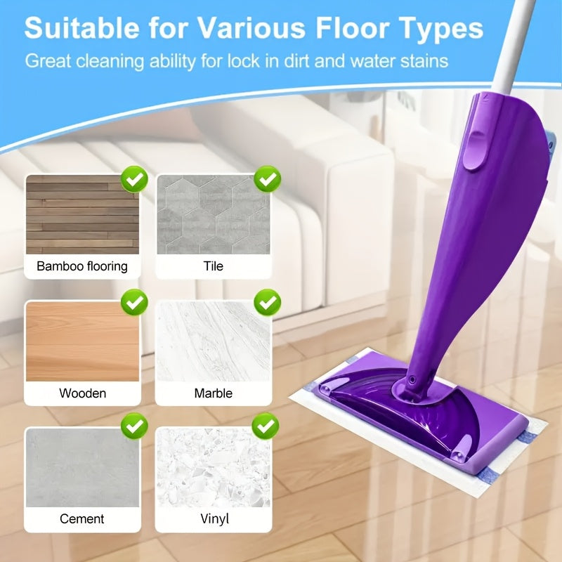 120/80/60/30 Count Disposable Swiffers Wet Jet Mop Pads, Multi-Surface Wetjet Hardwood Floor Cleaner Spray Mop Pads Refills, Thickness & Absorbent (No Mop)