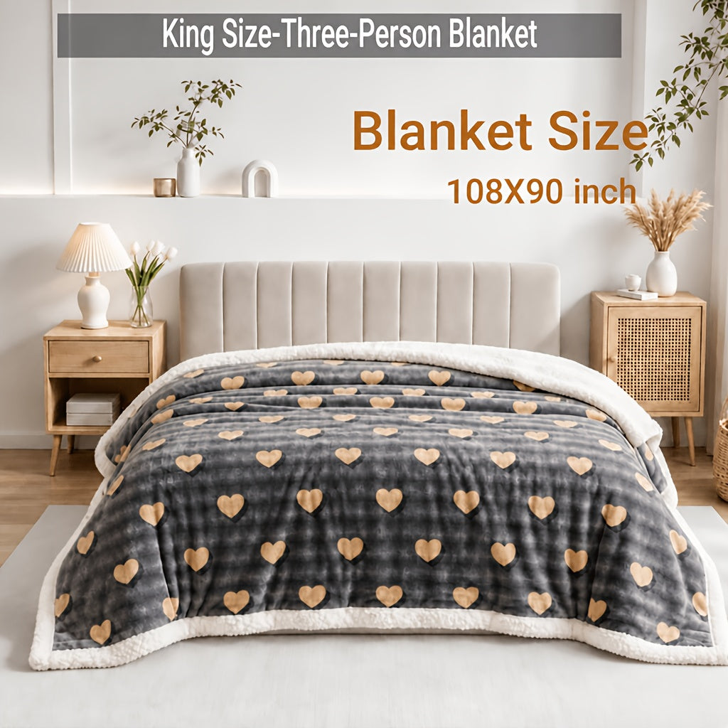 Heavyweight Bed Blanket, High Quality Luxury Fall Blankets, Machine Washable King Size Blanket, Gravity Blanket For Sofa Cover, Blanket For Sofa, Dormitory And Bedroom Cozy Bedding, Fall Room And Bedroom Decor, Halloween Gifts