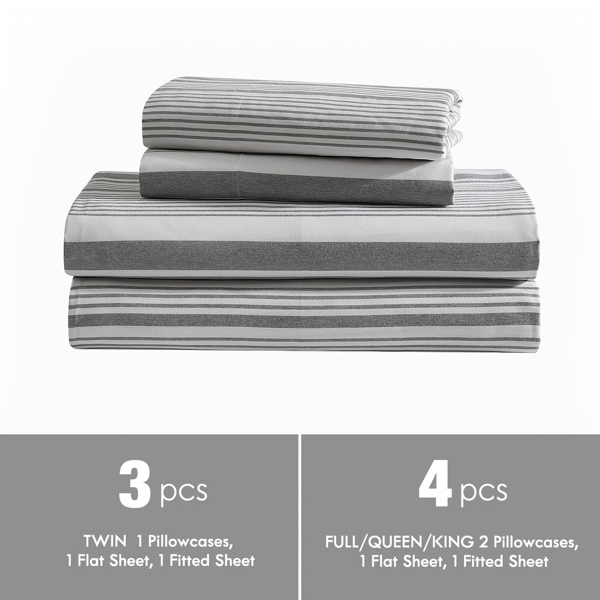 Ultra Soft Machine Washable Luxury Bed Sheet Set - ClevaHome 3/4/6pcs Cooling Queen Sheet Set Deep Pocket - Shrinkage & Fade Resistant Embroidered For Daily Use, Dorms, Guest Rooms, Graduation [Black Friday Cyber Monday Christmas Gift]