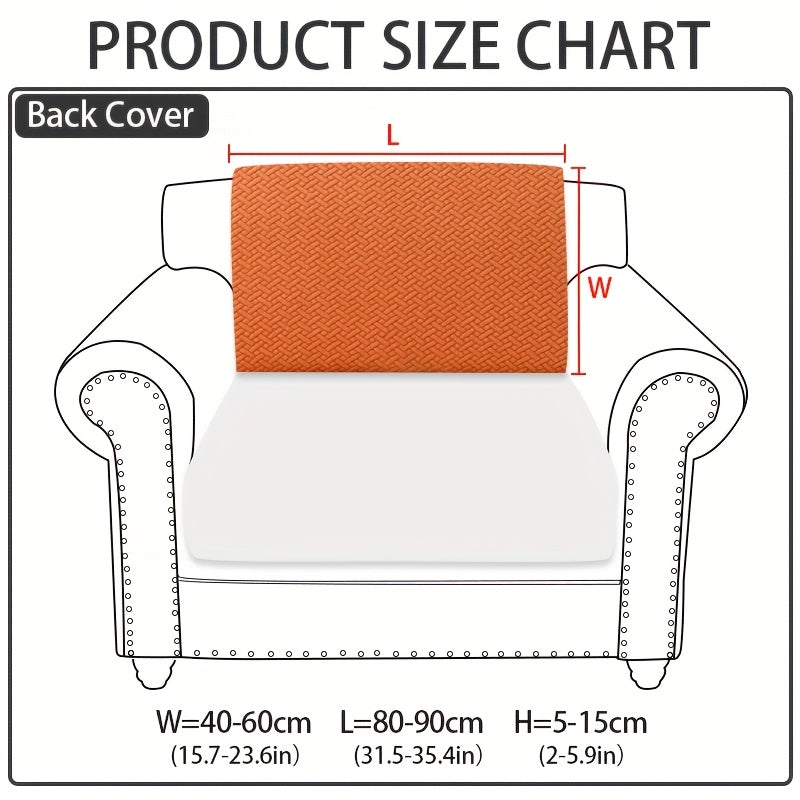 1pc of Wear-Resistant And Non-Slip Sofa Cover, Elastic Stretch L-Shaped Furniture Protector, Suitable for 3/2/1/4 Seat And Sectional Sofas, Made of Polyester Jacquard Fabric, Machine Washable, Ideal for Living Room, Bedroom
