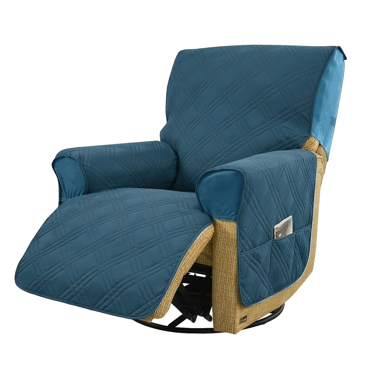 (S/L)1pc All-In-One T-Cushion for Comfort And Style Classic Style Armchair Cover, Double-Sided Anti-Slip Armchair Cover, Elastic Band Closure, Machine Washable, for Comfort And Style, Pet-Friendly, All-Season Use, Halloween, Christmas