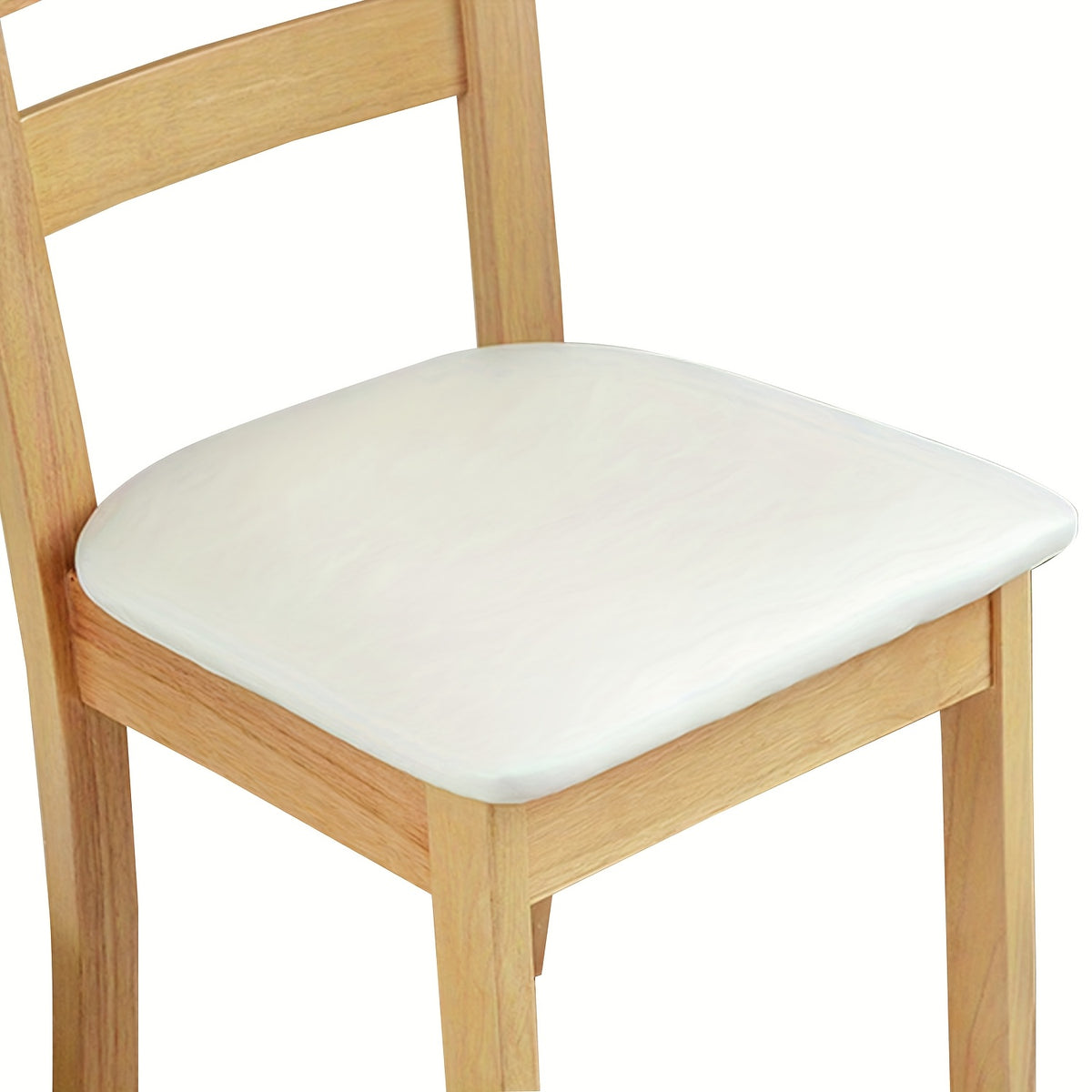 4/6pcs 100% Waterproof PU Fabric Dining Chair Slipcovers, Removable Upholstered Chair Cushion Cover for Dining Room, Hotel, Kitchen, And Home Decor, Fits A Variety Of Seat Styles, Halloween Home Decorations, Black Seat Cushion