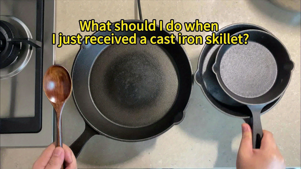 3/4/5pcs Cast Iron Skillet Set, Professional-Grade Commercial Quality Pre-Seasoned Cookware, Suitable for Frying, Sautéing, and Cooking, Usable Indoors/Outdoors, in Ovens, and on Grills