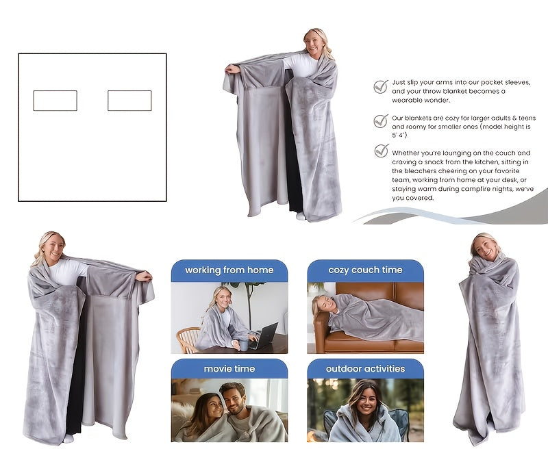 Portable Outdoor Blanket | Pink Fabric, Suitable for All Seasons, Perfect for Work Breaks, Excellent Gift for Christmas And Birthdays for Both Men And Women