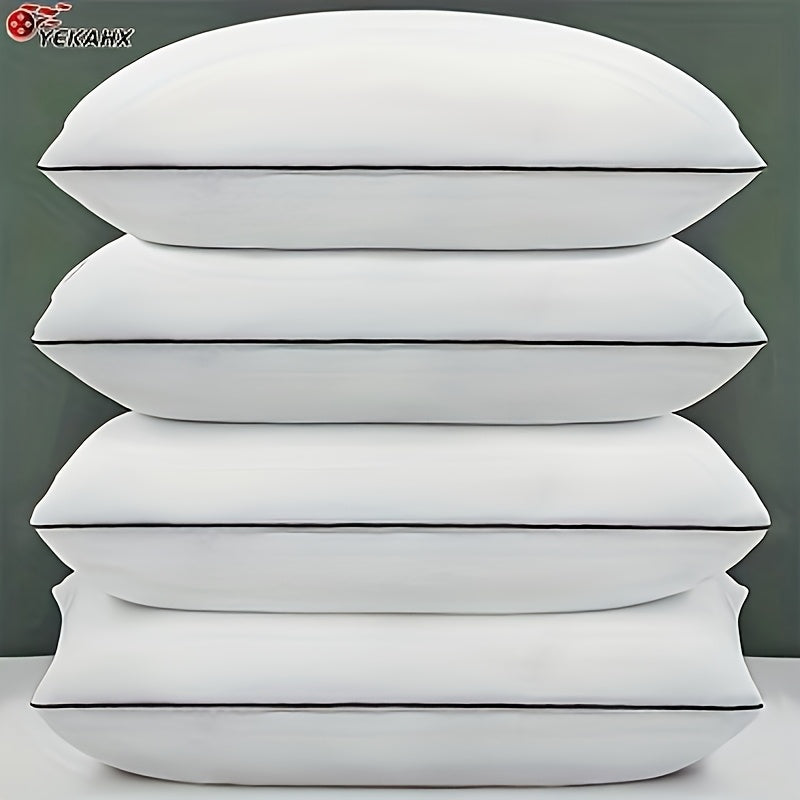 4/2pcs Soft Hotel Series Pillow, Sleep Pillow, Super Rebound, Standard Size Cooling Pillow, Suitable for Lying Down, Prone Or Side Lying, Super Soft Down Replacement for Microfiber Filled Pillows, Women'S Gift, Christmas Gift