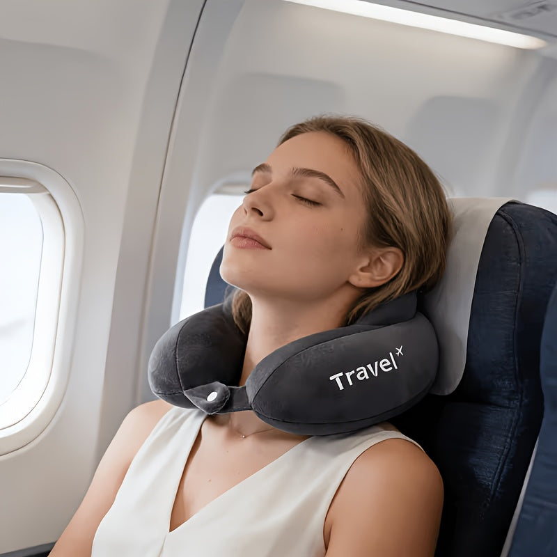 U-Shaped Pillow Travel Pillow Neck Support Pillow Cervical Pillow Airplane U-Shaped Pillow Car Sleeping Artifact