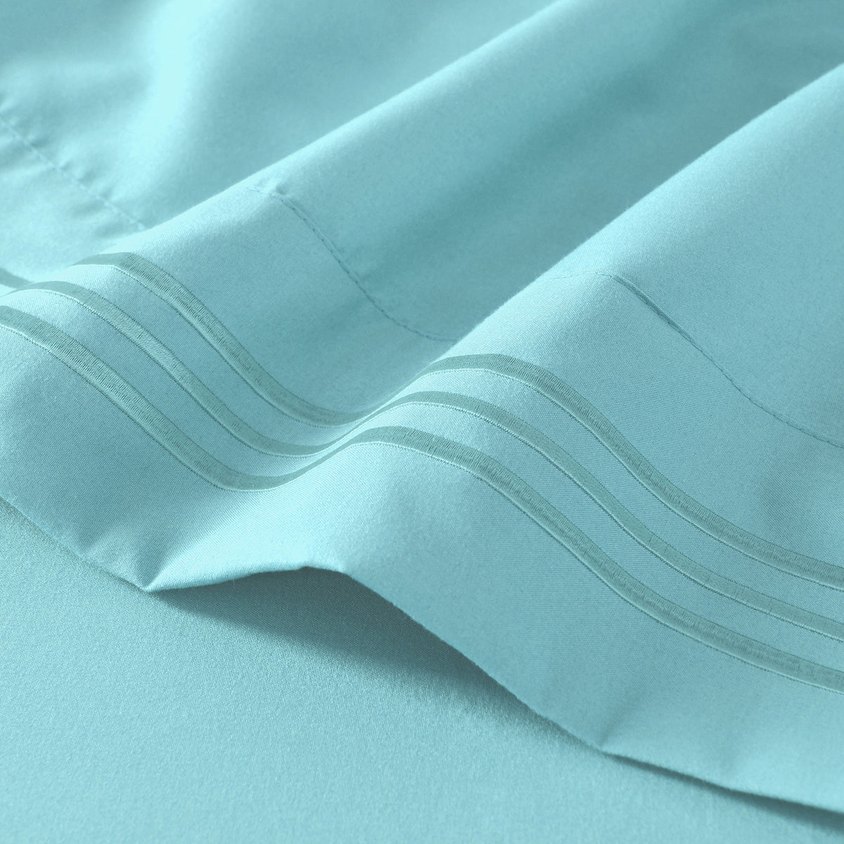 Hotel Grade 6 Piece Breathable Sheets Set 18" Deep Pockets - Easy Fit Twin Full Queen King Bed Sheets & Pillowcases, Microfiber, 100 GSM, All-Season Comfort, Machine Washable, Solid Color Bedding Accessories, Smooth Texture, Microfiber Fabric