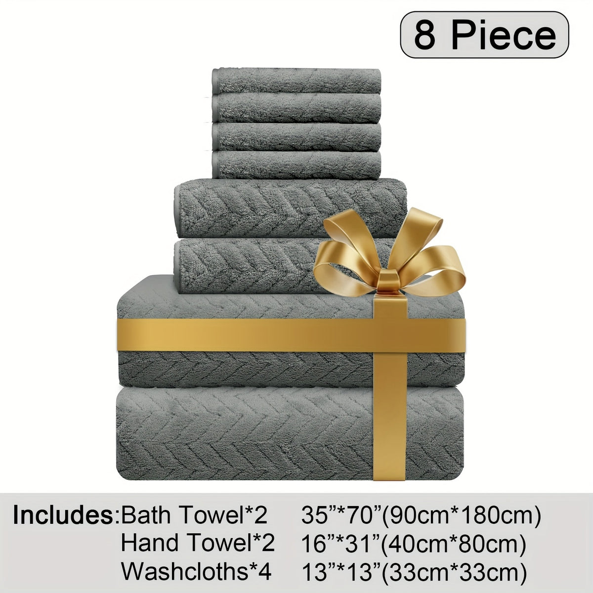 Oversized Bath Towels Set, Extra Large Towel Microfiber Soft XL Bath Sheet Super Absorbent Bathroom Towels Set Quick Dry Plus Size Shower Towels for Family Hotel, Wash Cloths