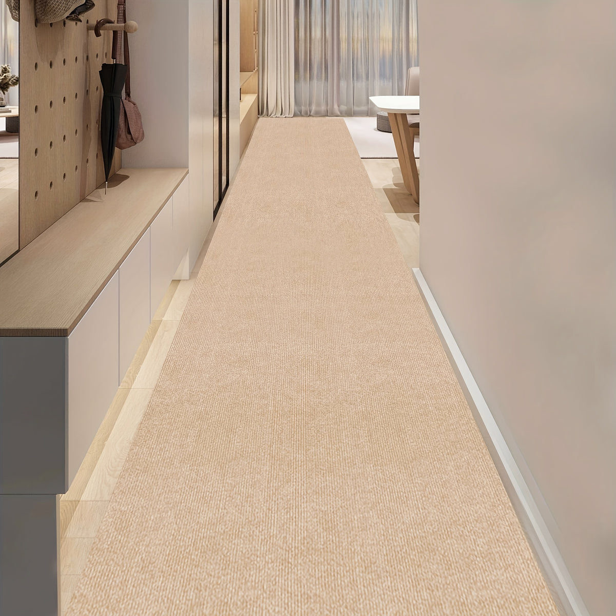 Area Rugs, Hallway Runners, and Non-slip Carpet Runners. Suitable for Bedside Rugs, Kitchens, Bedrooms, Living Rooms, Dining Rooms, Entrances, and Hallways. Ideal for Hardwood Floors. 4mm Thick Christmas Home Decoration Mats, Self-adhesive Non-slip