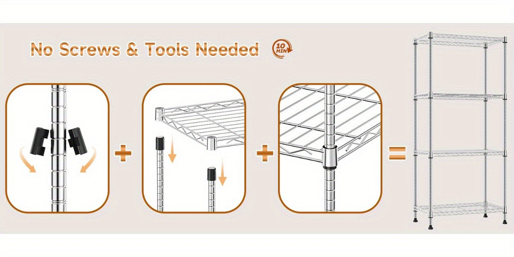 MZG 2000/1600/1000 Lbs 5/4/3 Tier Storage Shelving Steel Heavy Duty Multi-Tier Utility Shelving Unit Steel Organizer Wire Rack For Home, Kitchen, Office, Garage Standing Baker'S Racks, Room Decor Shoe Hat Organizer Bathroom Accessory Dresser Laundry