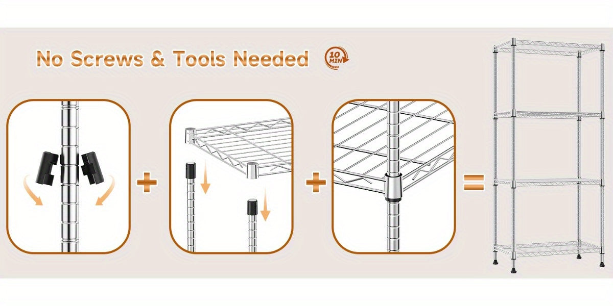 MZG 2000/1600/1000 Lbs 5/4/3 Tier Storage Shelving Steel Heavy Duty Multi-Tier Utility Shelving Unit Steel Organizer Wire Rack For Home, Kitchen, Office, Garage Standing Baker'S Racks, Room Decor Shoe Hat Organizer Bathroom Accessory Dresser Laundry