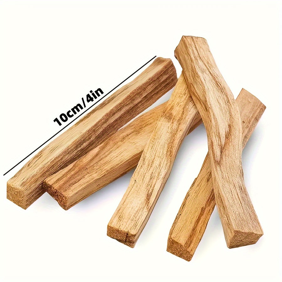 8pcs Set of 4-Inch Palo Santo Sticks, Ideal for Home Decor, Purification, Meditation, Rituals, Yoga, And Gifting (Valentine'S Day, Thanksgiving, Christmas)