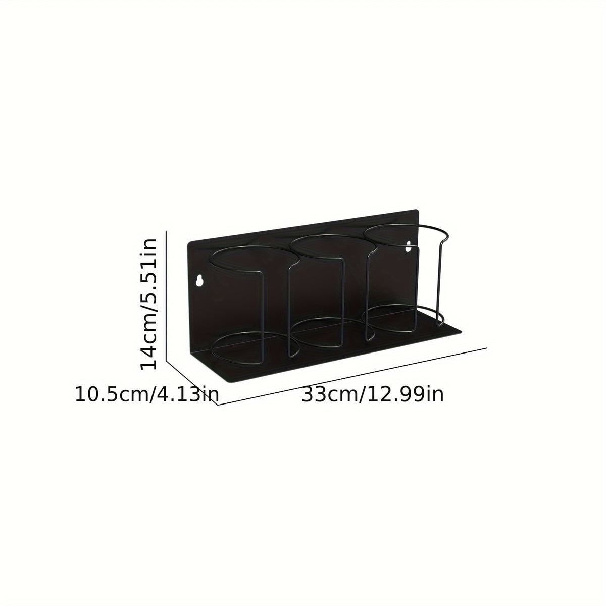 Magnetic Cup Holder - A 3-layer Refrigerator Organizer for Cups, Glasses and Water Bottles. Space-saving Design with A Powerful Magnetic Base, Perfect for Kitchen and Bathroom Storage. Kitchen Storage Solution. Modern Kitchen Accessories. Durable Ca