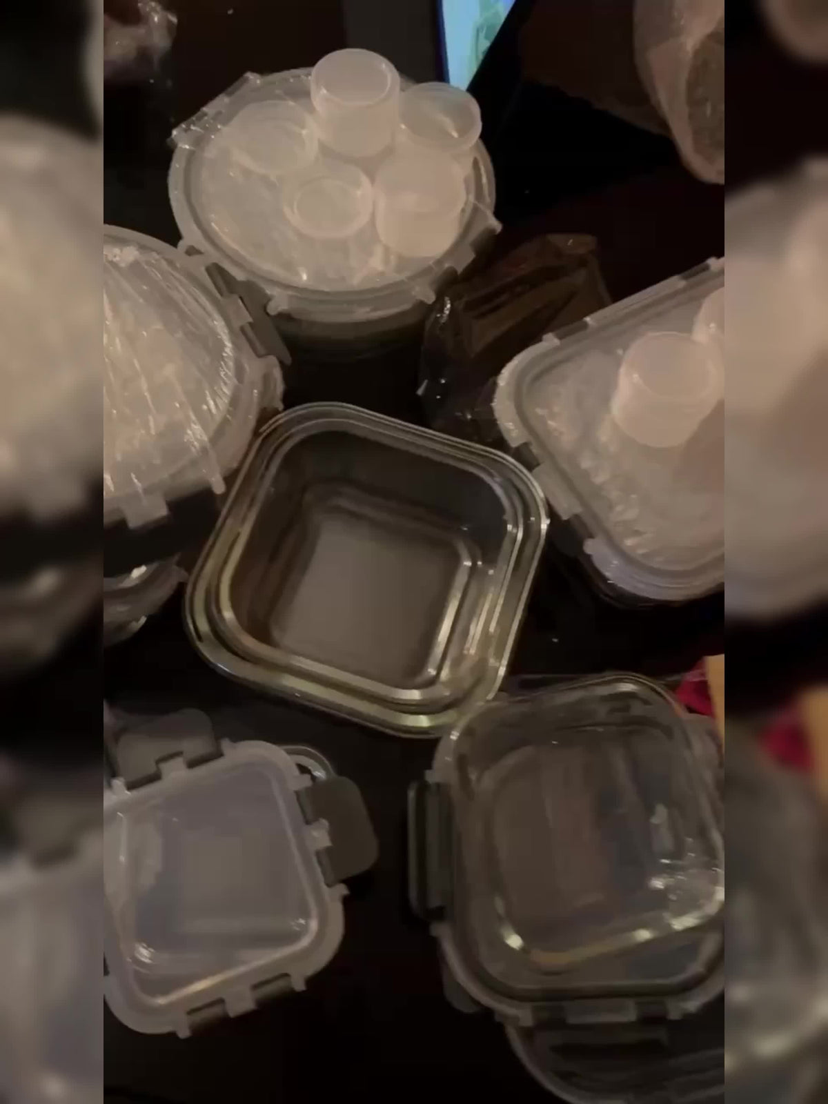 24-piece Glass Food Containers with Lids, Meal Prep, Food Storage Kitchen Lunch Containers, Leak-proof, Sealed Glass Lunch Bento Boxes, Suitable for Microwave, Oven, Refrigerator, and Dishwasher,Grey