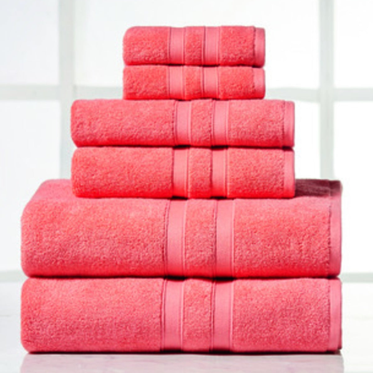 6 Piece Egyptian Cotton Towel Set . The set is made of 100 Egyptian cotton known for its softness, absorbency, and durability. These towels make an ideal complement to any bathroom whether you use it to pamper yourself or reserve it for special guests. Th