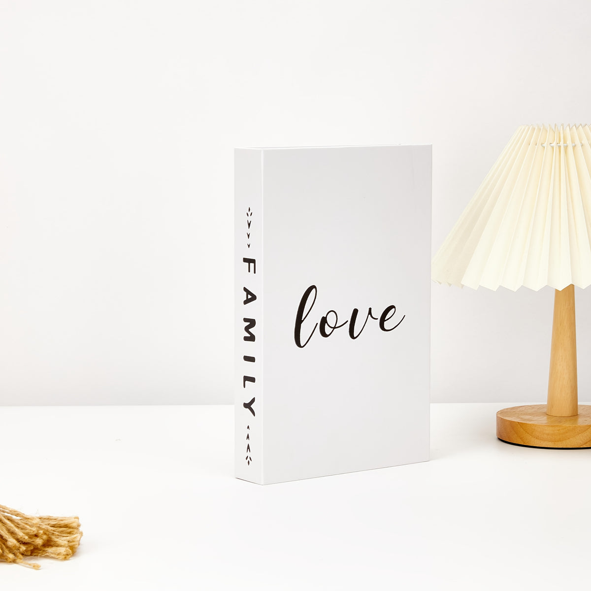 3pcs Elegant Black And Decorative Book Set with "HOME FAMILY LOVE" Design - Modern Minimalist Fake Books for Stylish Wall Decor, Home Soft Decoration, And Modern Interior Design, Wall Decor Books|Minimalist Book Set|Classic Style Books, Book Decor