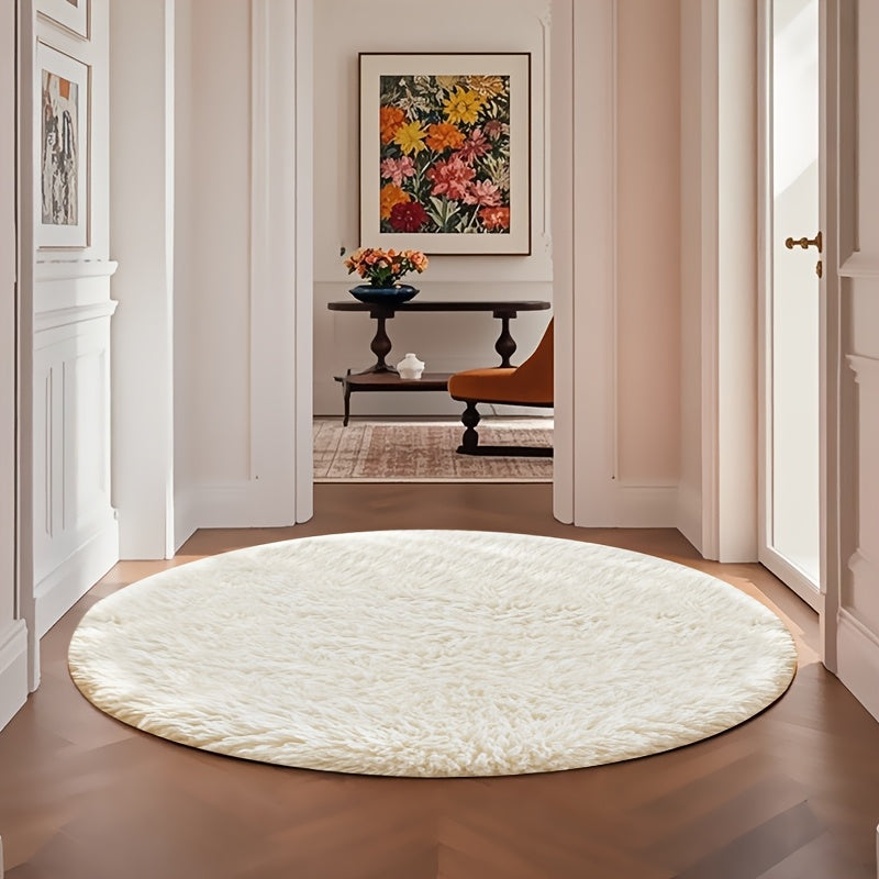 1pc Of Ultra Soft And Thick Fluffy Living Room Carpet, Non Slip, Soft, Comfortable, Fashionable, High-end, Available In Various Sizes And Colors. The Carpet Can Be Used for Bedroom, Dining Room, Living Room, And Office Decoration, Home Decoration